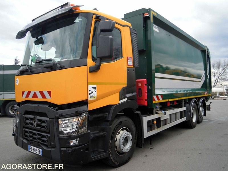 Renault 6x2 C + benne à chargement latéral Maxxum Robopac 23m3 - EXCELLENT ETAT - Camión de basura: foto 2 Renault 6x2 C + benne à chargement latéral Maxxum Robopac 23m3 - EXCELLENT ETAT - Camión de basura: foto 2