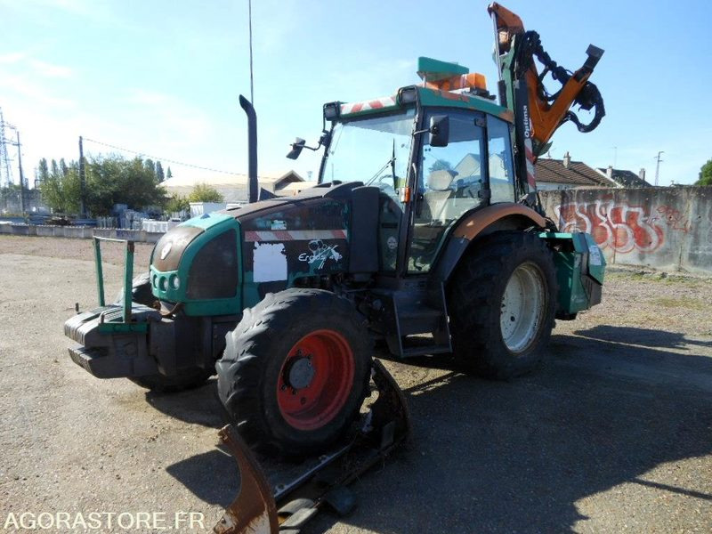 TRACTEUR AGRICOLE RENAULT ERGOS 446 (DD123) + DEBROUSSAILLEUSE 5M (MC123) - Tractor: foto 1 TRACTEUR AGRICOLE RENAULT ERGOS 446 (DD123) + DEBROUSSAILLEUSE 5M (MC123) - Tractor: foto 1