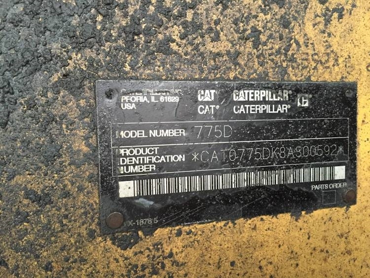 CAT 775 D - Dúmper rígido: foto 4 CAT 775 D - Dúmper rígido: foto 4