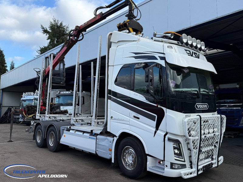 Volvo FH 650 6x4, FTG V1000X.81 laadkraan - Camión forestal, Camión grúa: foto 1 Volvo FH 650 6x4, FTG V1000X.81 laadkraan - Camión forestal, Camión grúa: foto 1