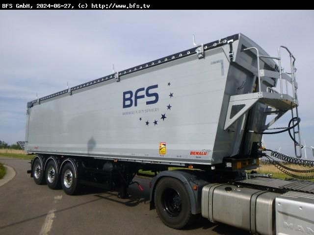 Benalu BULKLINER S 52 m³ Alu-Kastenmulde, Kombiklappe - Semirremolque volquete: foto 1 Benalu BULKLINER S 52 m³ Alu-Kastenmulde, Kombiklappe - Semirremolque volquete: foto 1