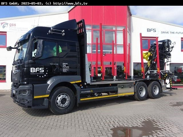 MAN TGS (TG3) 33.510 6x4 BL CH Loglift Holzladekran - Camión forestal: foto 2 MAN TGS (TG3) 33.510 6x4 BL CH Loglift Holzladekran - Camión forestal: foto 2