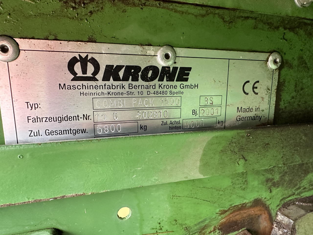 Leasing de  Krone COMBI PACK 1500 V MC Krone COMBI PACK 1500 V MC: foto 7