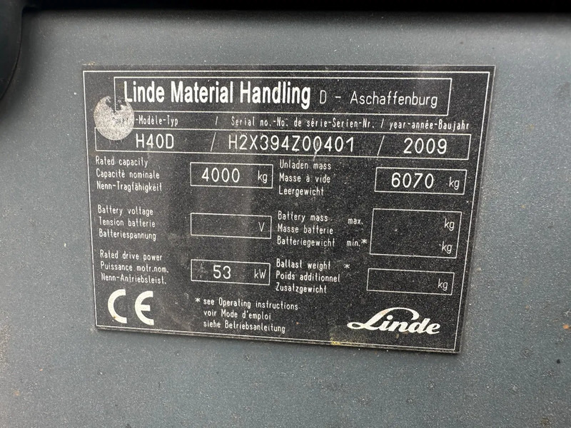 Leasing de Linde H40D Linde H40D: foto 18