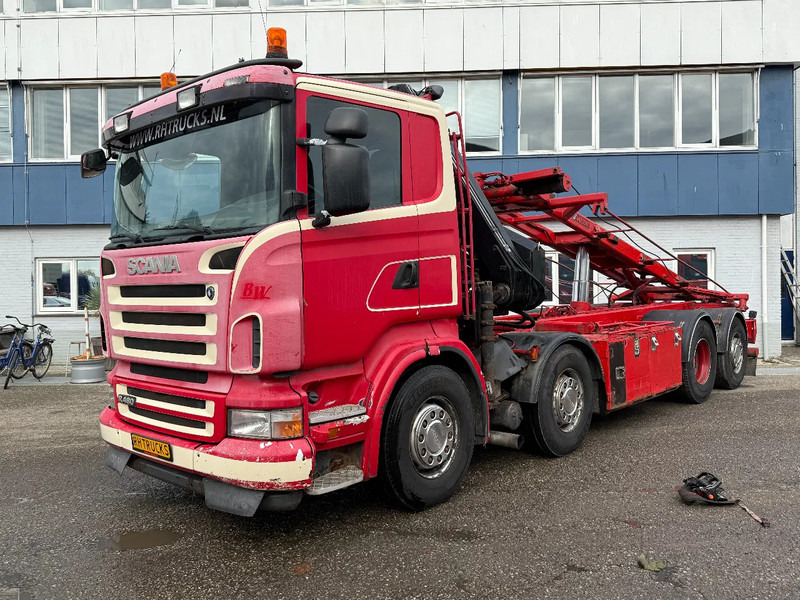 Scania R480 8X2 + HIAB 220-4 + REMOTE + HIAB MULTILIFT - Camión con equipo de cable, Camión grúa: foto 4 Scania R480 8X2 + HIAB 220-4 + REMOTE + HIAB MULTILIFT - Camión con equipo de cable, Camión grúa: foto 4
