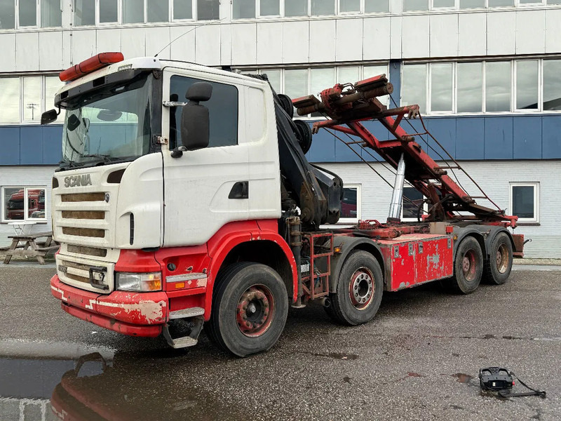 Scania R500 V8 8X4 + HIAB 220-5 + REMOTE + CABLELIFT - FULL STEEL SUSP. MANUAL GEAR. BIG AXLES - Camión grúa: foto 4 Scania R500 V8 8X4 + HIAB 220-5 + REMOTE + CABLELIFT - FULL STEEL SUSP. MANUAL GEAR. BIG AXLES - Camión grúa: foto 4