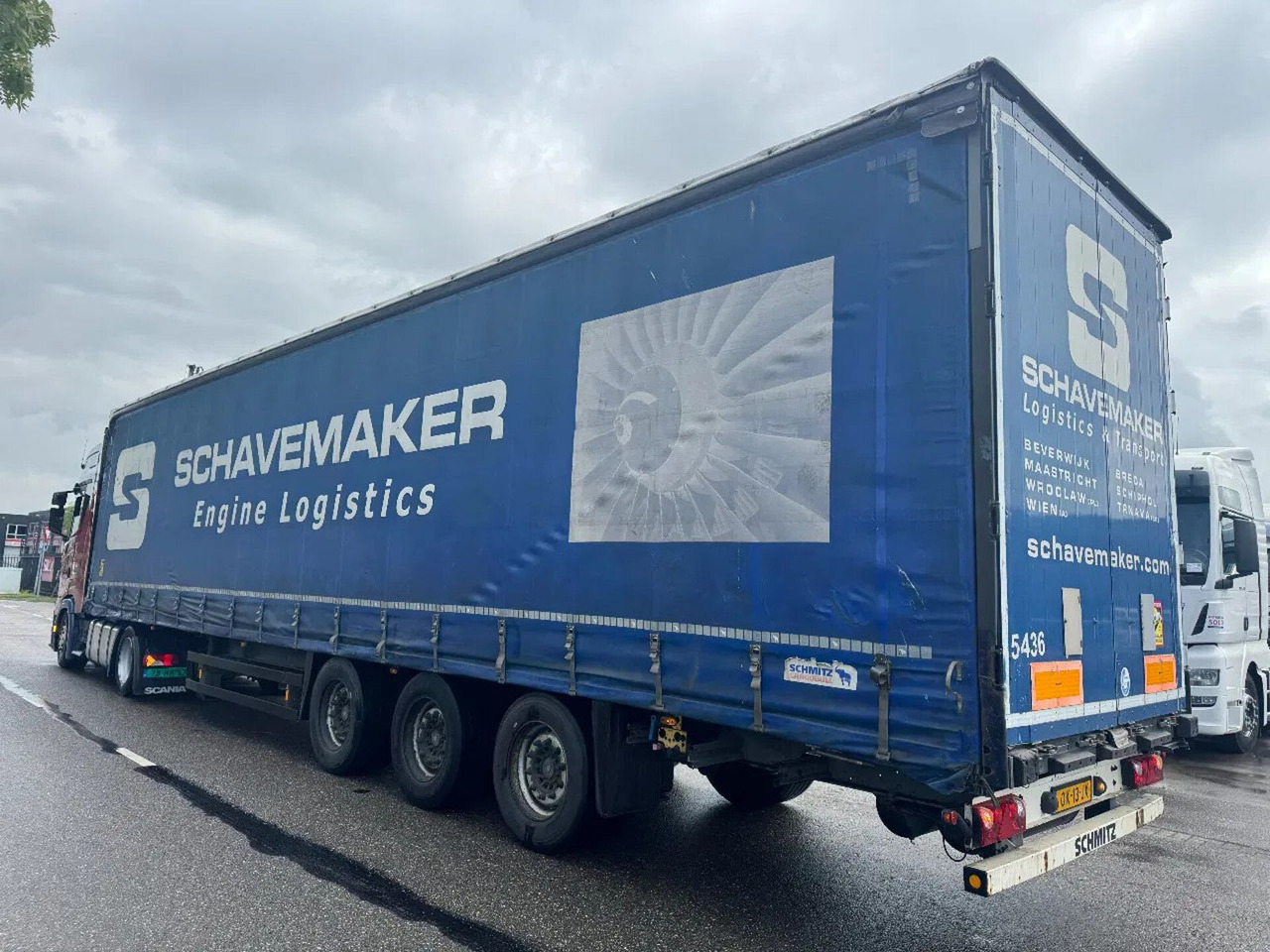 Schmitz Cargobull SCS 24/L - 3 AXLE MEGA SAF + SLIDING ROOF - Semirremolque lona: foto 4 Schmitz Cargobull SCS 24/L - 3 AXLE MEGA SAF + SLIDING ROOF - Semirremolque lona: foto 4