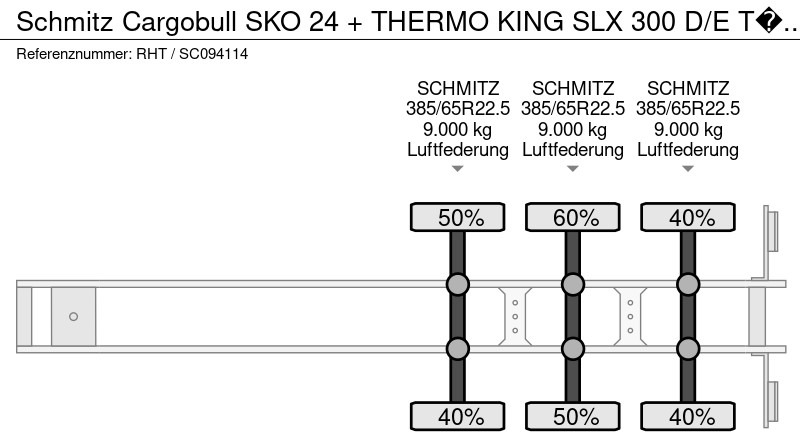 Semirremolque frigorífico Schmitz Cargobull SKO 24 + THERMO KING SLX 300 D/E TÜV TILL 02-2026: foto 15 Semirremolque frigorífico Schmitz Cargobull SKO 24 + THERMO KING SLX 300 D/E TÜV TILL 02-2026: foto 15