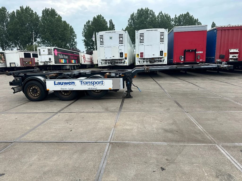 Tracon TRAILERS LZV MET SCHOTEL LIFT EN STUURAS - Semirremolque portacontenedore/ Intercambiable: foto 1 Tracon TRAILERS LZV MET SCHOTEL LIFT EN STUURAS - Semirremolque portacontenedore/ Intercambiable: foto 1