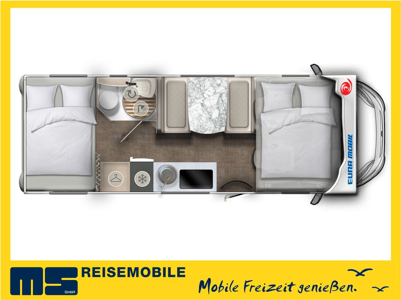Eura Mobil ACTIVA ONE 690 HB / 180PS-9G AUTOMATIK -40H MAXI - Autocaravana capuchina: foto 2 Eura Mobil ACTIVA ONE 690 HB / 180PS-9G AUTOMATIK -40H MAXI - Autocaravana capuchina: foto 2