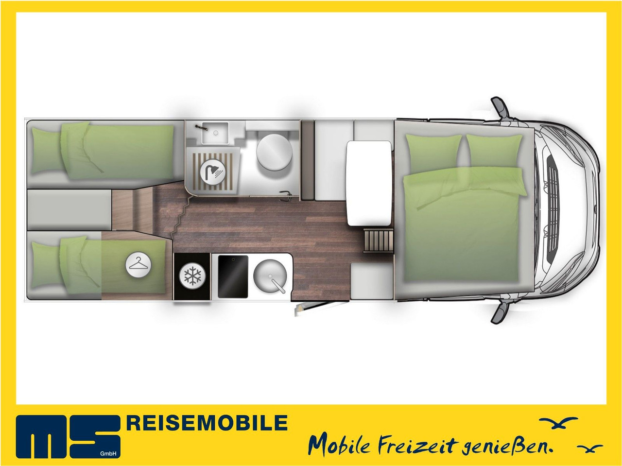 Forster A 699 EB / - 2026 - / 165 PS - 8G / EINZELBETTEN - Autocaravana capuchina: foto 2 Forster A 699 EB / - 2026 - / 165 PS - 8G / EINZELBETTEN - Autocaravana capuchina: foto 2