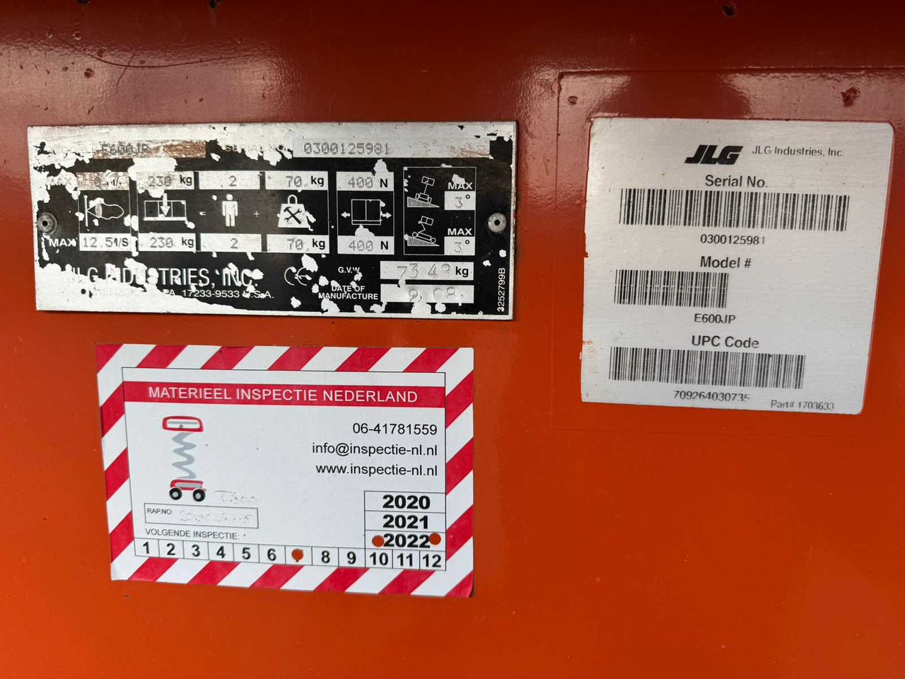 Plataforma elevadora 2008 JLG 600JP AERIAL WORK PLATFORM: foto 14