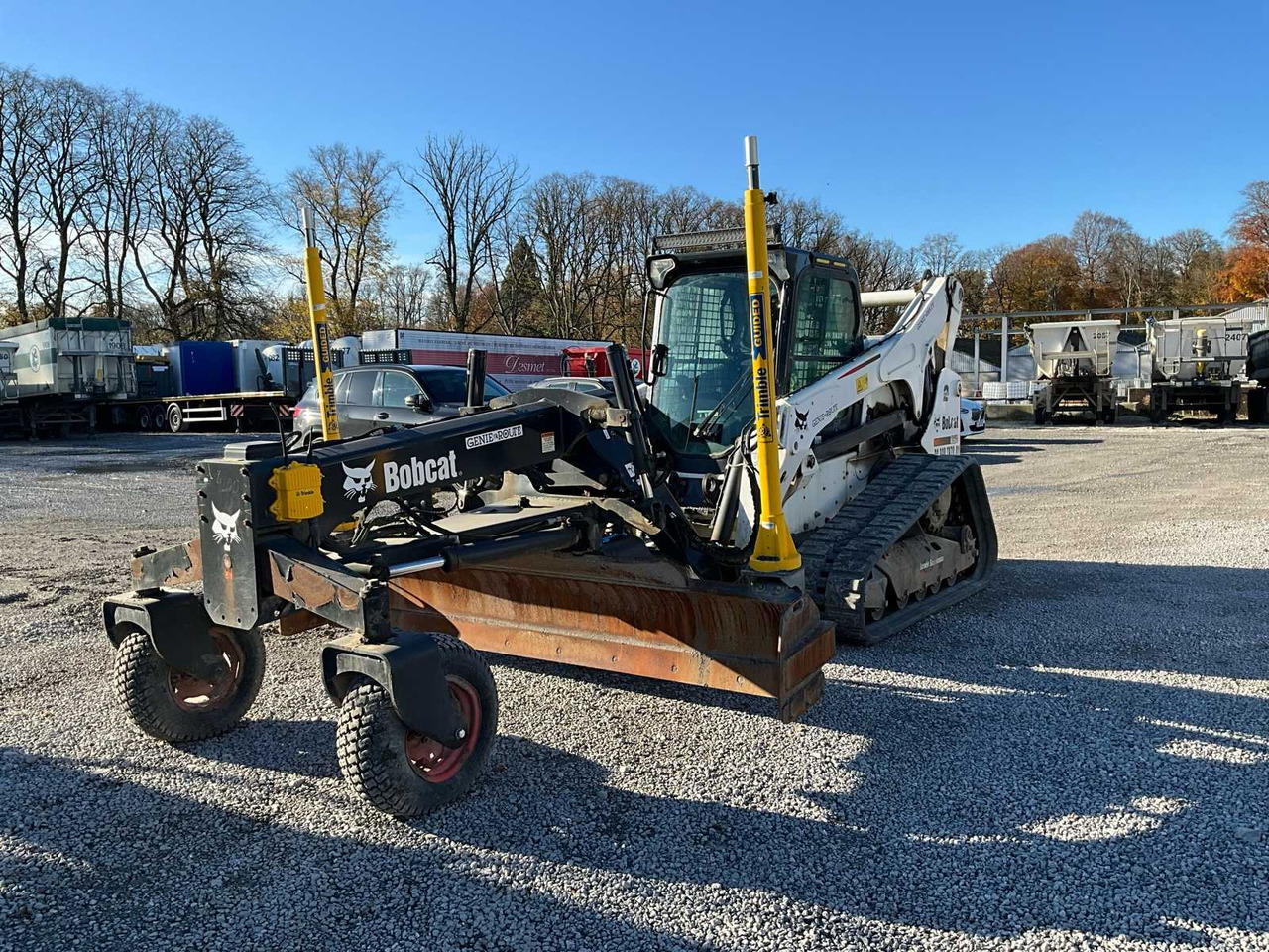 2020 BOBCAT T 870 + TRIMBLE GUIDED + GRADER 108 - Minicargadora de cadenas: foto 1 2020 BOBCAT T 870 + TRIMBLE GUIDED + GRADER 108 - Minicargadora de cadenas: foto 1