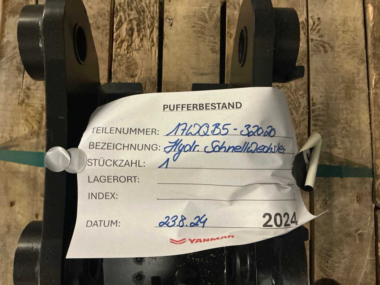 2024 YANMAR QUICK COUPLER, HYDR. - Cargadora de ruedas: foto 3 2024 YANMAR QUICK COUPLER, HYDR. - Cargadora de ruedas: foto 3