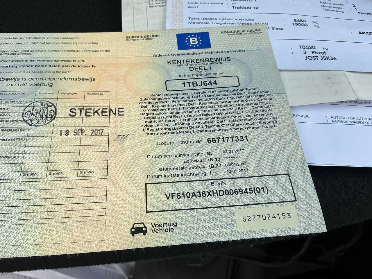 Camión 2017 RENAULT T480 COMFORT THD001 HIGH EDITION TRACTOR RENAULT T480 COMFORT: foto 30 Camión 2017 RENAULT T480 COMFORT THD001 HIGH EDITION TRACTOR RENAULT T480 COMFORT: foto 30