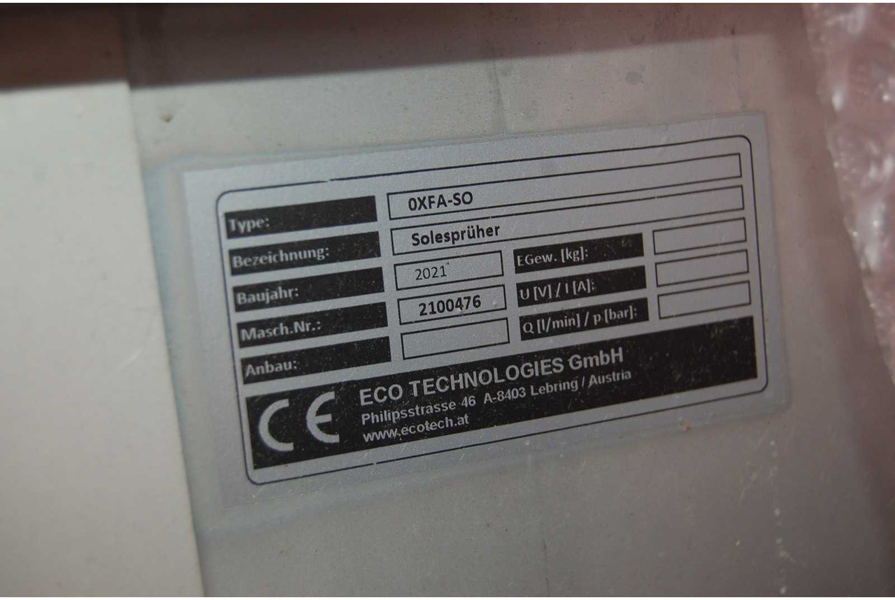 Ecotech XFA-P - Esparcidor de sal: foto 3 Ecotech XFA-P - Esparcidor de sal: foto 3