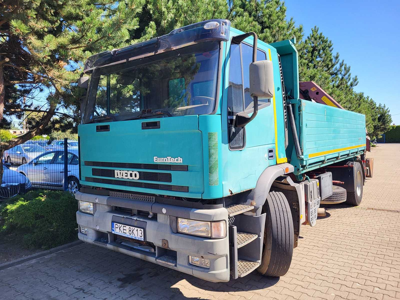Iveco / Palfinger IVECO / PALFINGER - EUROTECH 180/PK13000 - A DUMPER TRUCK WITH HDS - 1996 - Dúmper: foto 1 Iveco / Palfinger IVECO / PALFINGER - EUROTECH 180/PK13000 - A DUMPER TRUCK WITH HDS - 1996 - Dúmper: foto 1