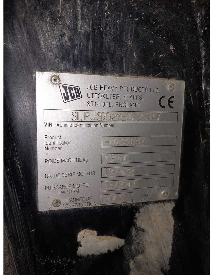 JCB - 2000 - JS130 - CRAWLER EXCAVATOR - Excavadora: foto 5 JCB - 2000 - JS130 - CRAWLER EXCAVATOR - Excavadora: foto 5