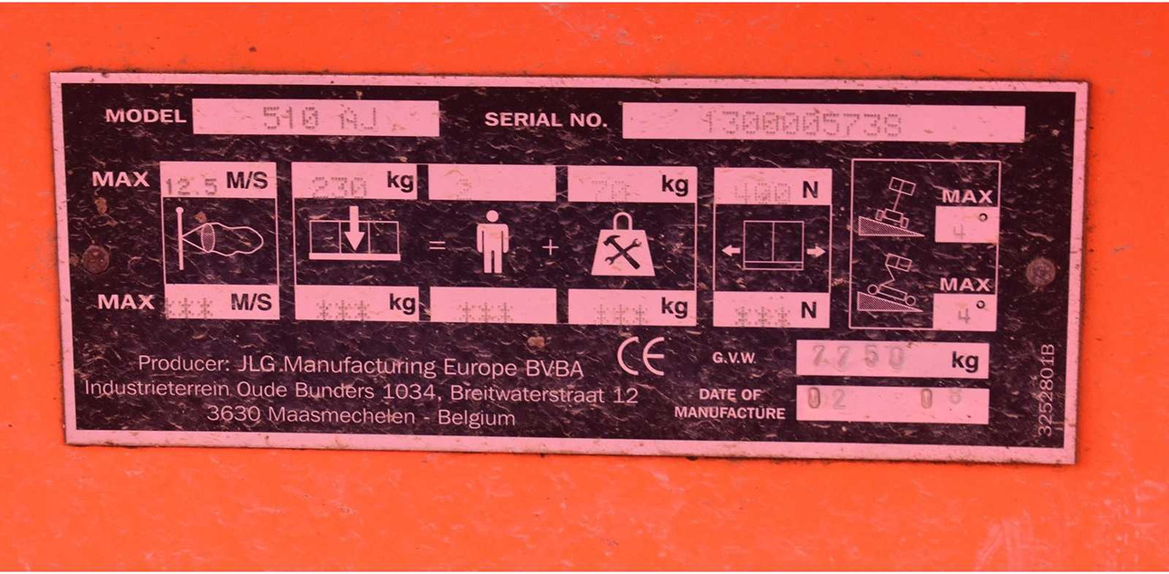 Plataforma elevadora JLG 510AJ: foto 11 Plataforma elevadora JLG 510AJ: foto 11