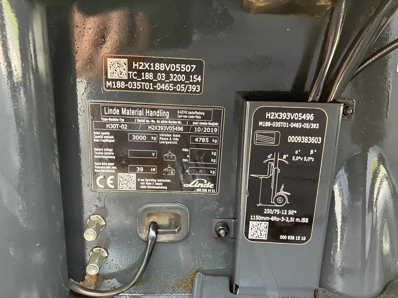 Carretilla elevadora LINDE H30T-02 FORKLIFT 2019: foto 32 Carretilla elevadora LINDE H30T-02 FORKLIFT 2019: foto 32