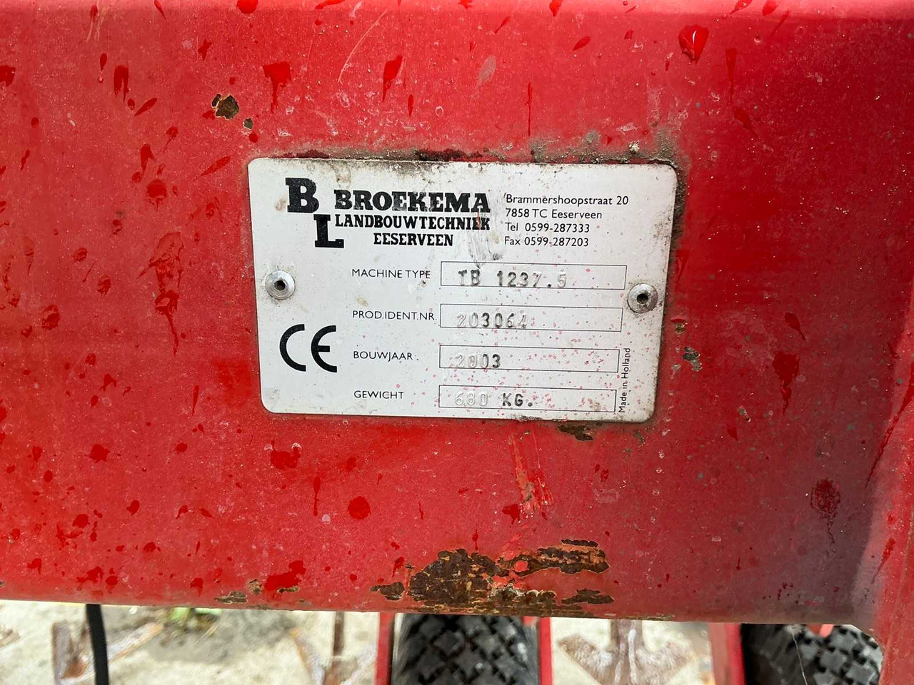 Maquinaria agrícola Broekema TB1237.9: foto 14