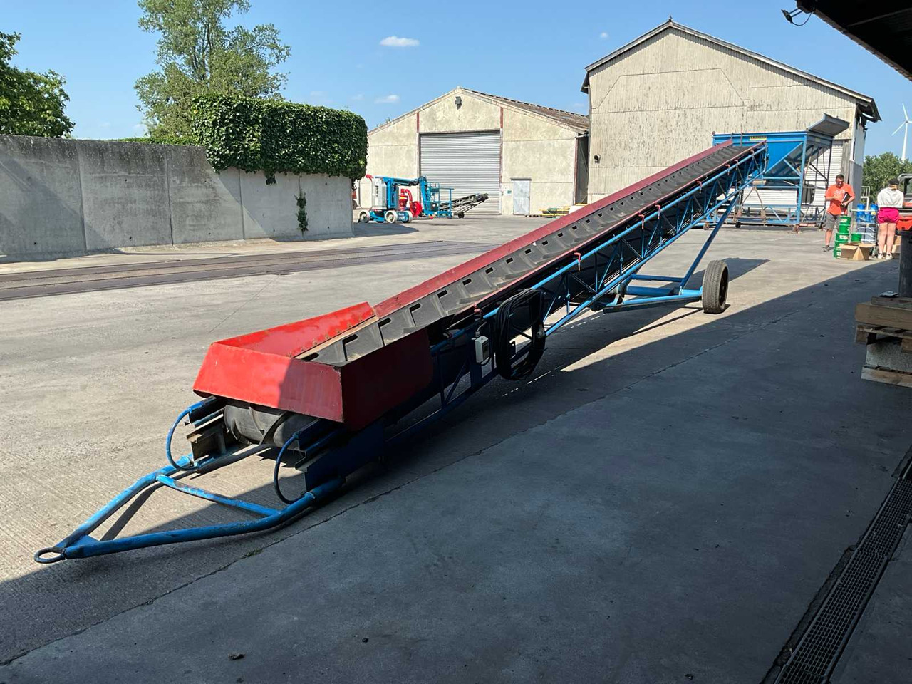 Mobile conveyor belt - toggle clamp - Cinta transportadora: foto 3 Mobile conveyor belt - toggle clamp - Cinta transportadora: foto 3