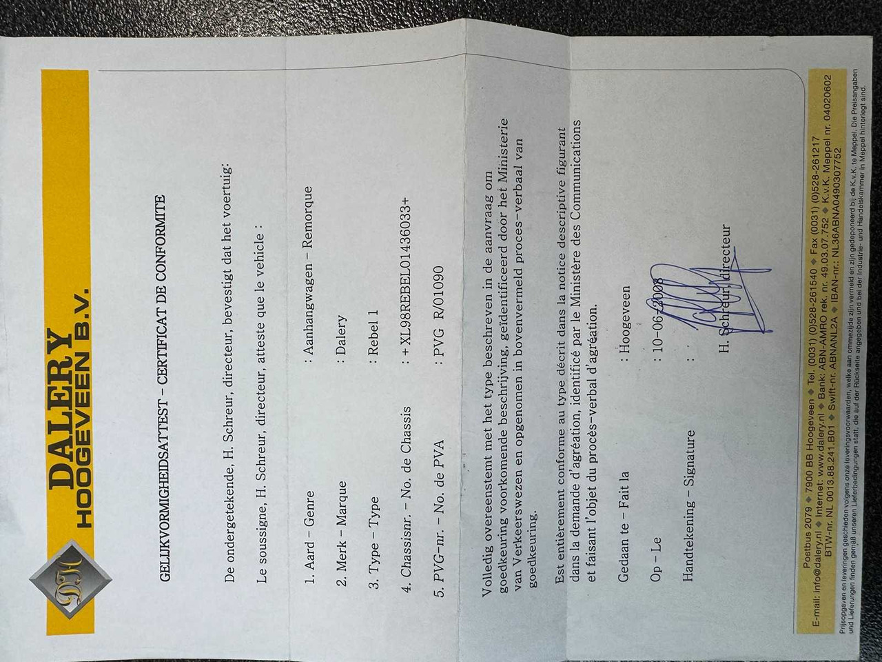 Remolque DALERY - 2008 - CLOSED - REBEL 1 - TRAILER: foto 10 Remolque DALERY - 2008 - CLOSED - REBEL 1 - TRAILER: foto 10