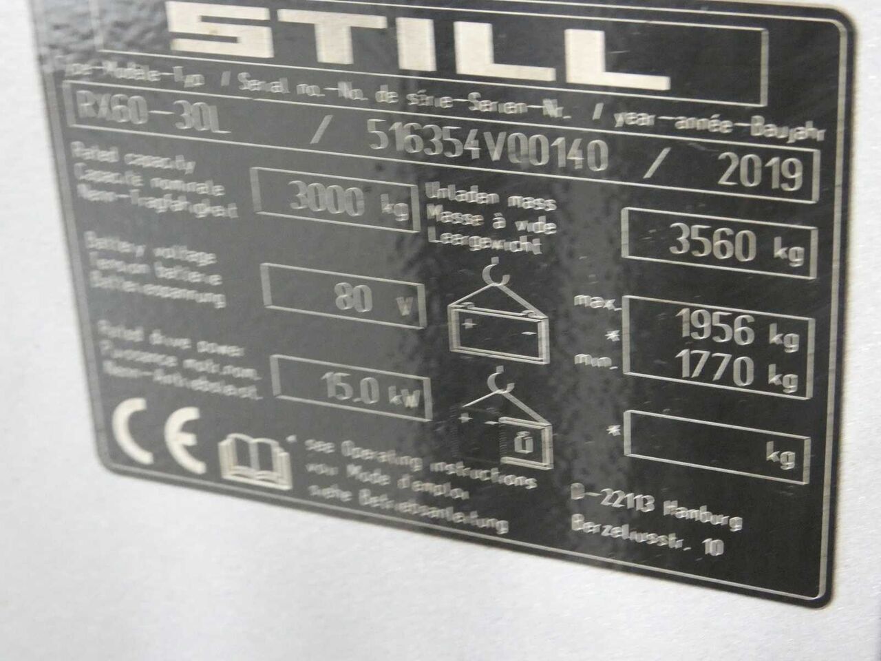 STILL RX60-30L FORKLIFT - Carretilla elevadora: foto 5 STILL RX60-30L FORKLIFT - Carretilla elevadora: foto 5