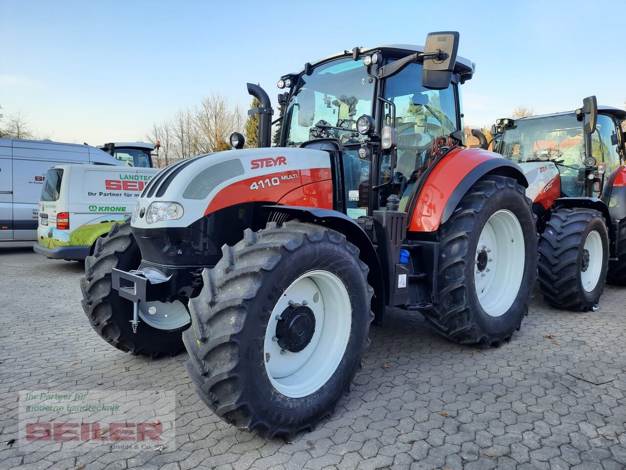 Steyr Multi 4110 - Tractor: foto 1 Steyr Multi 4110 - Tractor: foto 1