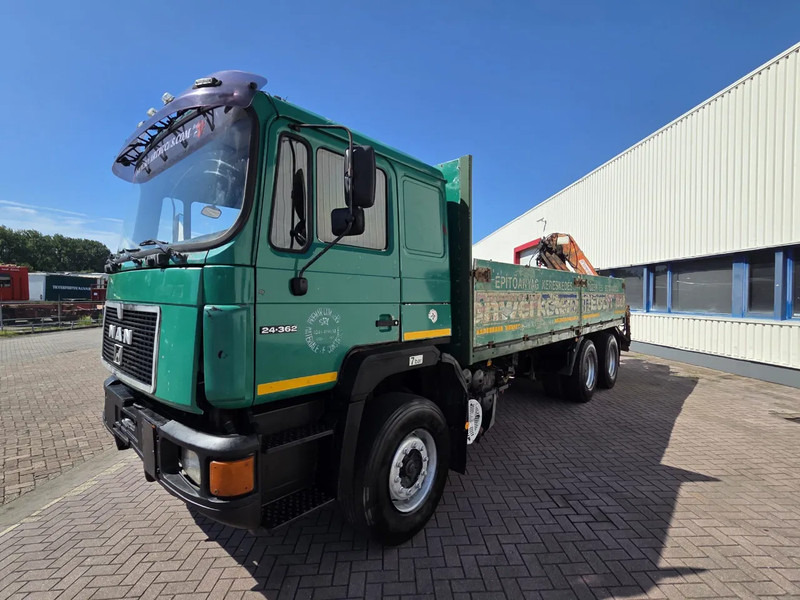 Camión caja abierta, Camión grúa MAN 26.362 6x4 Full spring Euro 2: foto 8