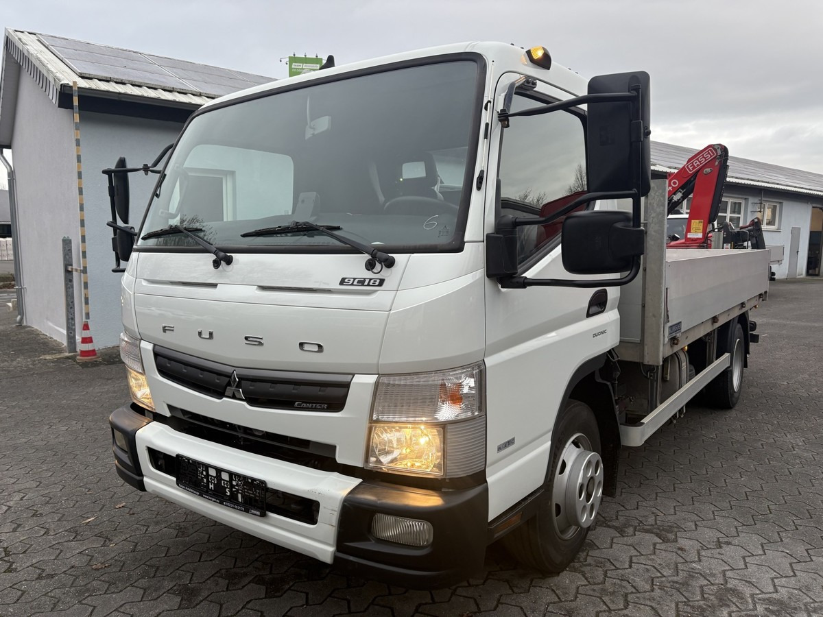 FUSO FUSO 9C18 Canter Pritsche 3.8m Kran 2x hydr. - Furgoneta caja abierta: foto 2 FUSO FUSO 9C18 Canter Pritsche 3.8m Kran 2x hydr. - Furgoneta caja abierta: foto 2