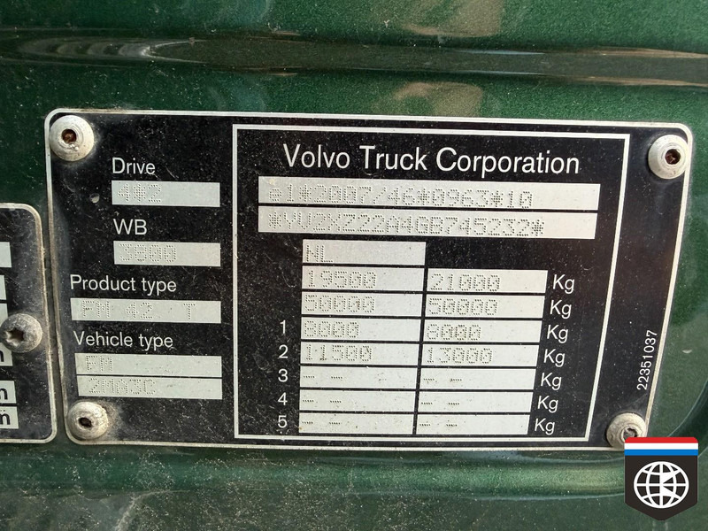 Cabeza tractora Volvo FM 410 HOLLAND TRUCK - 2 X BED: foto 16