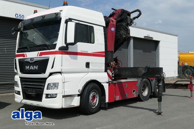 MAN 28.500 TGX 6X2-2 BLS, Kran HMF 5020-K6, Funk,23m - Cabeza tractora: foto 1 MAN 28.500 TGX 6X2-2 BLS, Kran HMF 5020-K6, Funk,23m - Cabeza tractora: foto 1