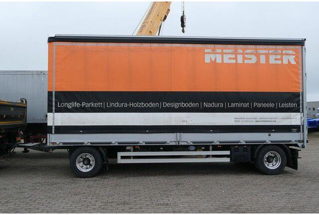 Dünschede PA 18/7, Jumbo, Bordwände, Alu-Felgen - Remolque con toldo: foto 2 Dünschede PA 18/7, Jumbo, Bordwände, Alu-Felgen - Remolque con toldo: foto 2