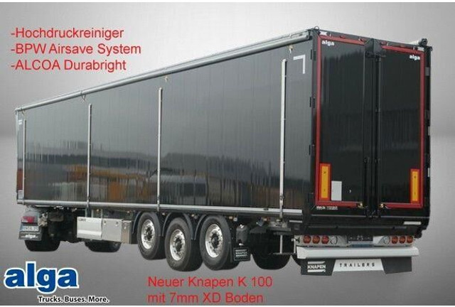 Knapen Trailers K 100, 7mm XD Boden, ALCOA Durabright, 2x Lift - Semirremolque caja cerrada: foto 1 Knapen Trailers K 100, 7mm XD Boden, ALCOA Durabright, 2x Lift - Semirremolque caja cerrada: foto 1