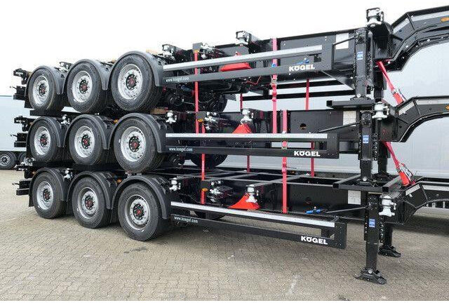 Kögel S24-2, ADR, 2x Lift, 20/30/40 Fuß Container, SAF - Semirremolque góndola rebajadas: foto 3 Kögel S24-2, ADR, 2x Lift, 20/30/40 Fuß Container, SAF - Semirremolque góndola rebajadas: foto 3