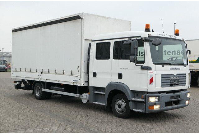 MAN 12.240 TGL, DOKA, LBW, AHK, Klima, 6 Sitze - Camión lona: foto 4 MAN 12.240 TGL, DOKA, LBW, AHK, Klima, 6 Sitze - Camión lona: foto 4