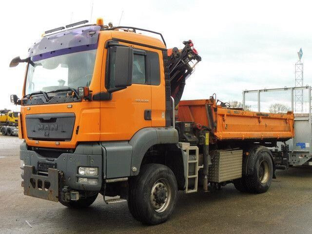 MAN 18.360 TGS 4x4, Kran Palfinger PK8501, Funk, AHK - Camión volquete: foto 4 MAN 18.360 TGS 4x4, Kran Palfinger PK8501, Funk, AHK - Camión volquete: foto 4