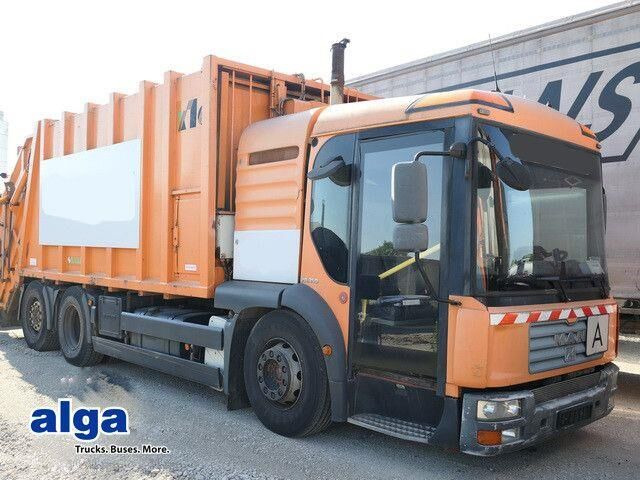 MAN 26.350 TGA/Haller 24 m³./Klima/4 Sitze - Camión de basura: foto 1 MAN 26.350 TGA/Haller 24 m³./Klima/4 Sitze - Camión de basura: foto 1
