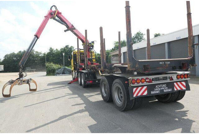 MAN 26.540 TGX 6x4, Kombizug, Huttner LNZK 20 - Camión forestal: foto 5 MAN 26.540 TGX 6x4, Kombizug, Huttner LNZK 20 - Camión forestal: foto 5