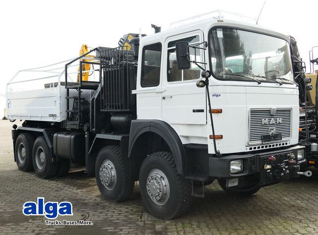 MAN 34.440 8x8, Allrad, Kran, 2x Seilwinde, 2x AHK - Grua de remolque autos: foto 1 MAN 34.440 8x8, Allrad, Kran, 2x Seilwinde, 2x AHK - Grua de remolque autos: foto 1