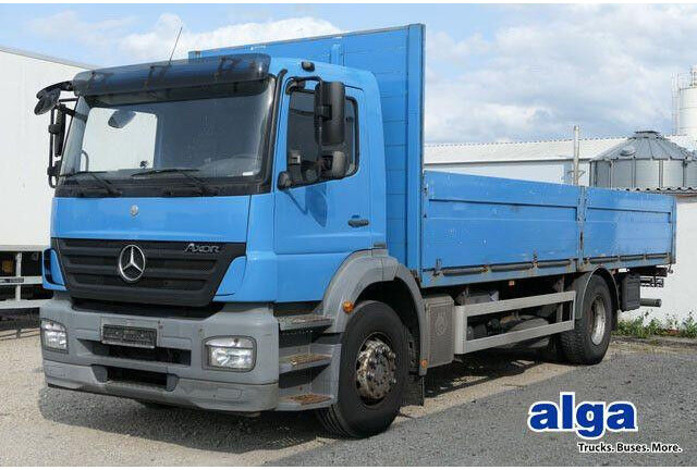 Mercedes-Benz 1833 L Axor 4x2, 7.200mm lang, AHK, Gerüst,Klima - Camión caja abierta: foto 1 Mercedes-Benz 1833 L Axor 4x2, 7.200mm lang, AHK, Gerüst,Klima - Camión caja abierta: foto 1