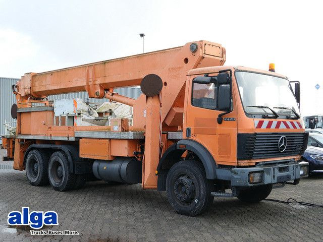 Mercedes-Benz, 2429 6X4, Ruthmann MT 325, 27,4 m - Camión con plataforma elevadora: foto 1 Mercedes-Benz, 2429 6X4, Ruthmann MT 325, 27,4 m - Camión con plataforma elevadora: foto 1