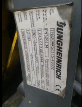 2 Chariots élévateur au gaz Jungheinrich TFG20A - Carretilla elevadora: foto 4 2 Chariots élévateur au gaz Jungheinrich TFG20A - Carretilla elevadora: foto 4