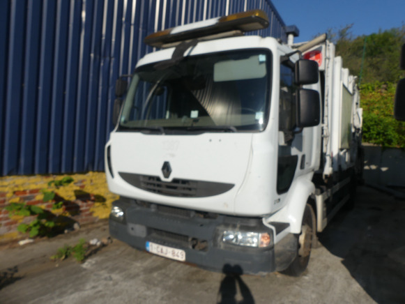 REF:1387 - Camion poubelle Renault Midlum 270DXI (2011-189.728 km) - Camión de basura: foto 1 REF:1387 - Camion poubelle Renault Midlum 270DXI (2011-189.728 km) - Camión de basura: foto 1