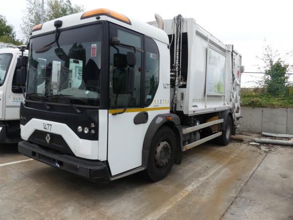 REF:1477 - Camion poubelle Renault Access (2014-173.146 km) (VIN:SEG1930BL5BD17887) - Camión de basura: foto 1 REF:1477 - Camion poubelle Renault Access (2014-173.146 km) (VIN:SEG1930BL5BD17887) - Camión de basura: foto 1