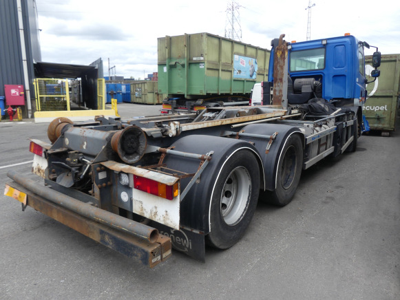 REF:6493 - Camion porte-container DAF 85.360 - Camión multibasculante: foto 3 REF:6493 - Camion porte-container DAF 85.360 - Camión multibasculante: foto 3