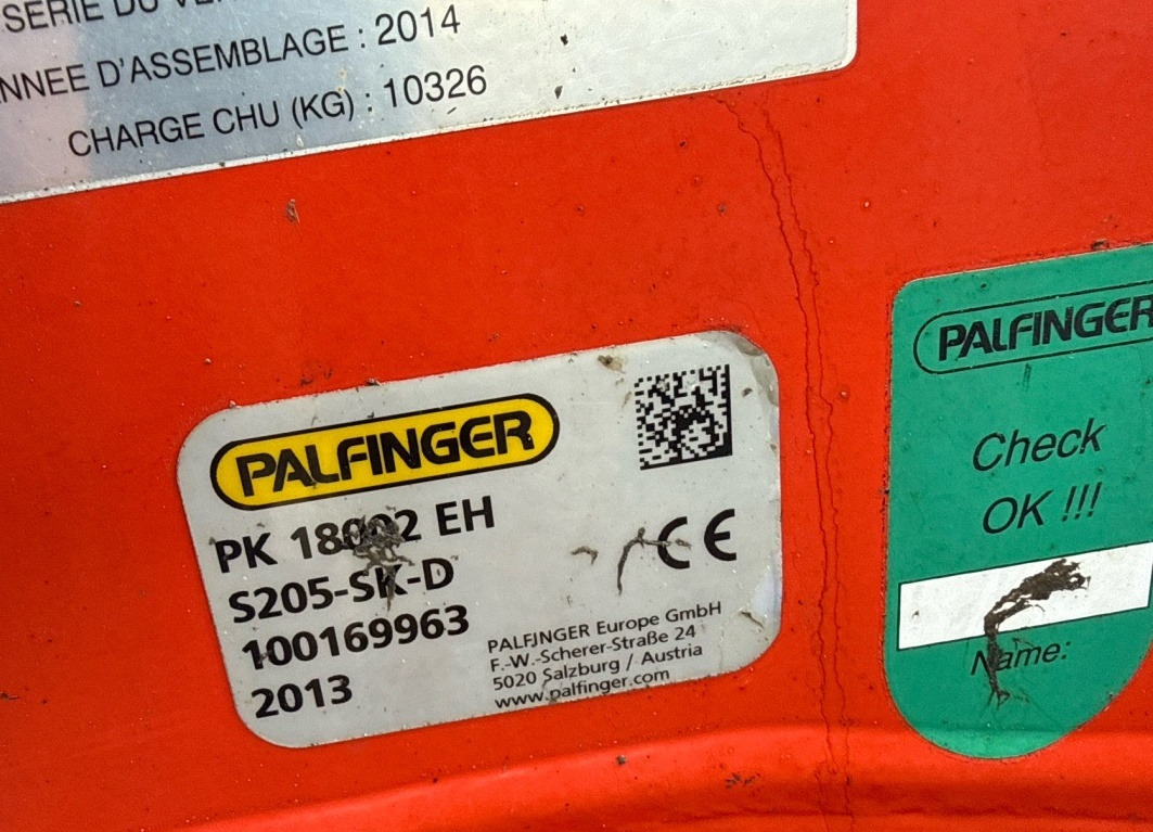 PALFINGER PK 18002-EH C crane, remote, extra functions, year 2013 - Grúa para camión: foto 4 PALFINGER PK 18002-EH C crane, remote, extra functions, year 2013 - Grúa para camión: foto 4