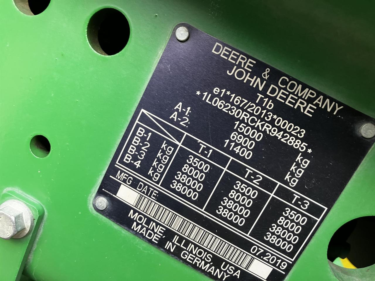 Leasing de John Deere 6230R John Deere 6230R: foto 12