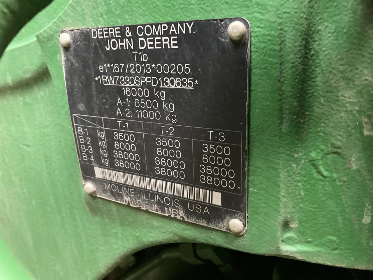John Deere 7R 330 - Tractor: foto 4 John Deere 7R 330 - Tractor: foto 4
